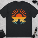 Sunset Kid On Shoulders T-Shirt