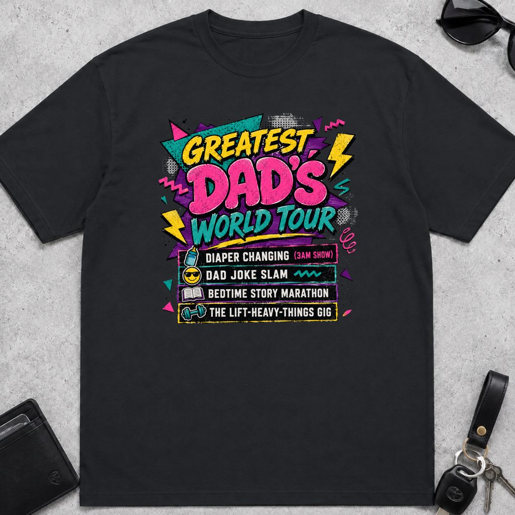 Greatest Dads World Tour T-Shirt