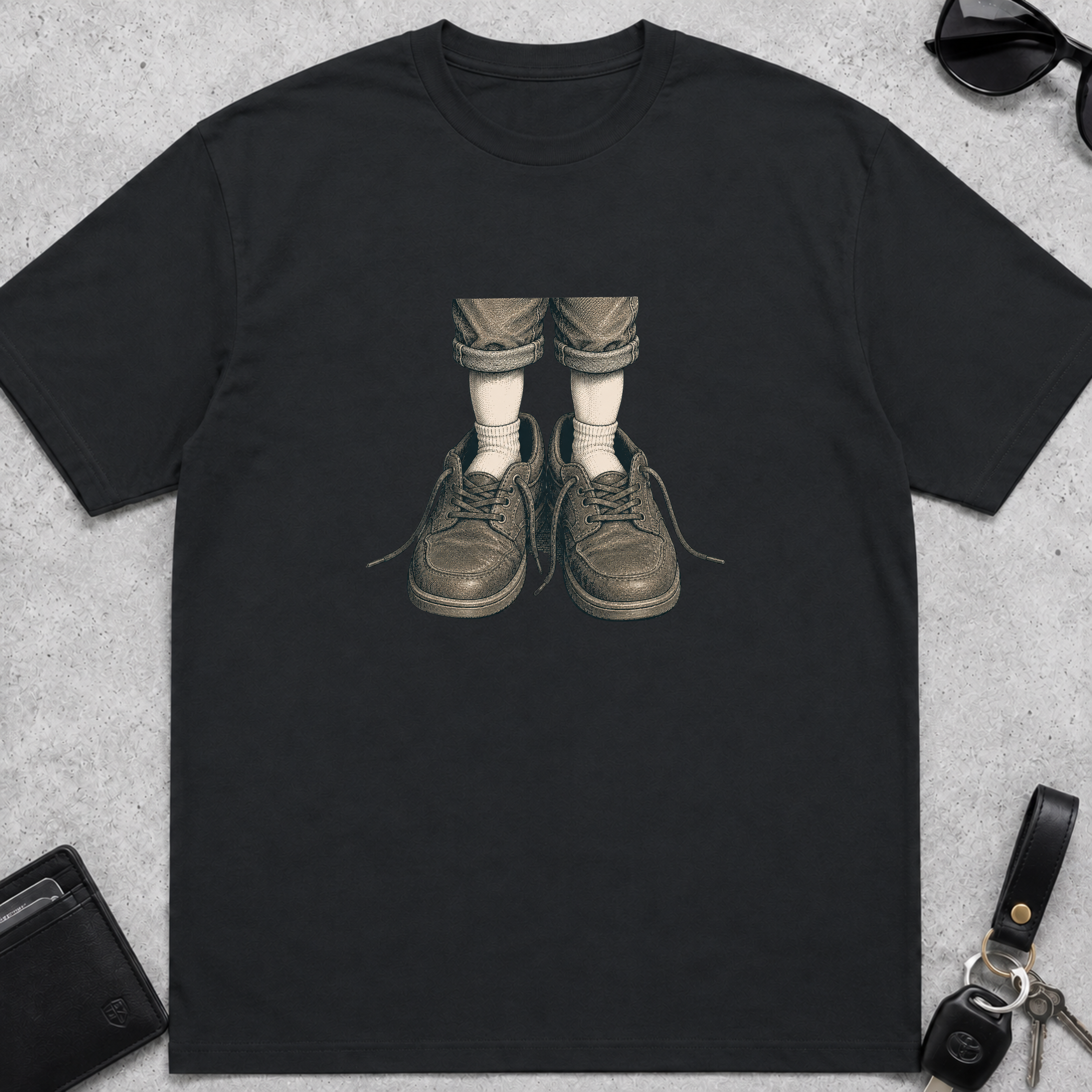 Little Feet Big Shoes T-Shirt