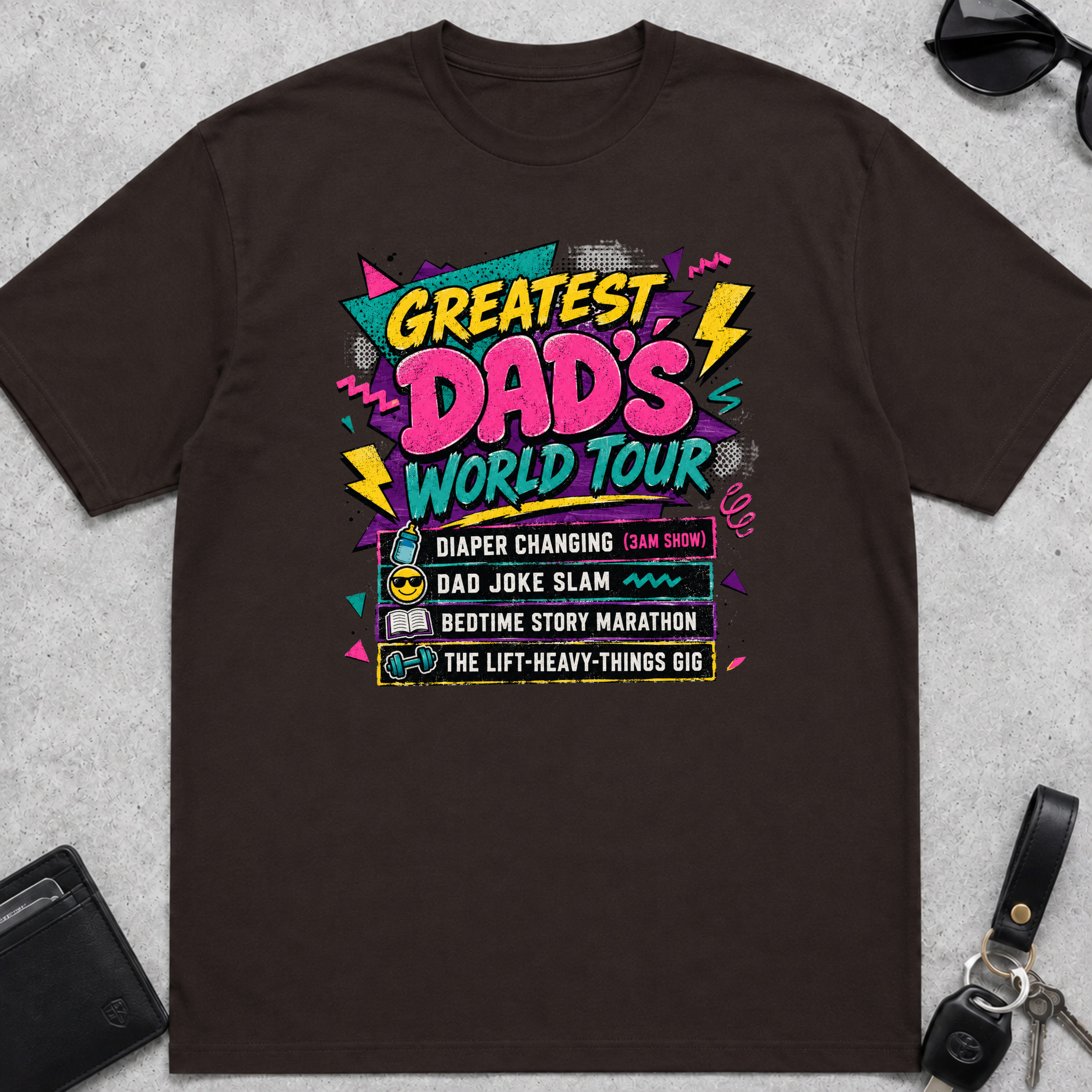 Greatest Dads World Tour T-Shirt