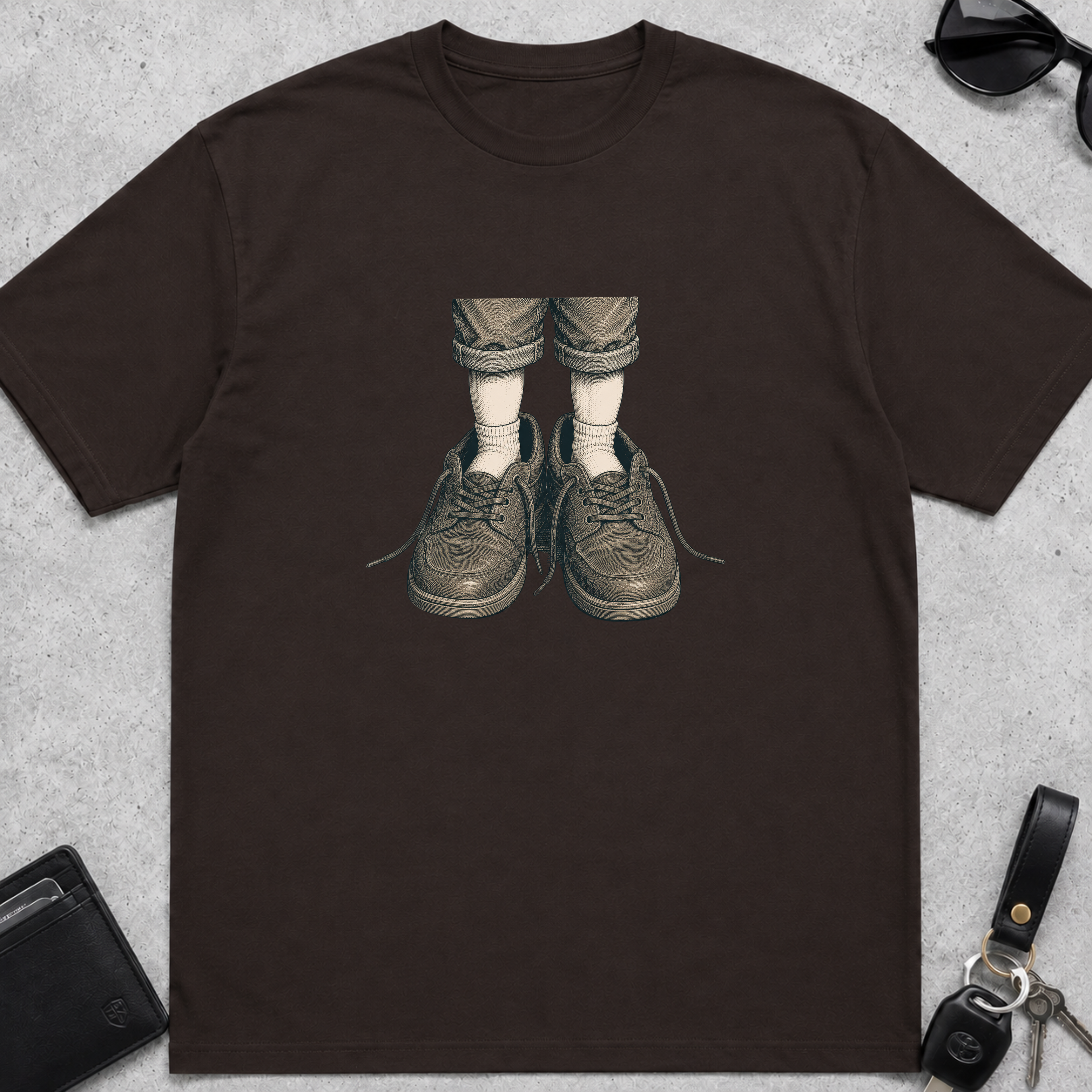 Little Feet Big Shoes T-Shirt