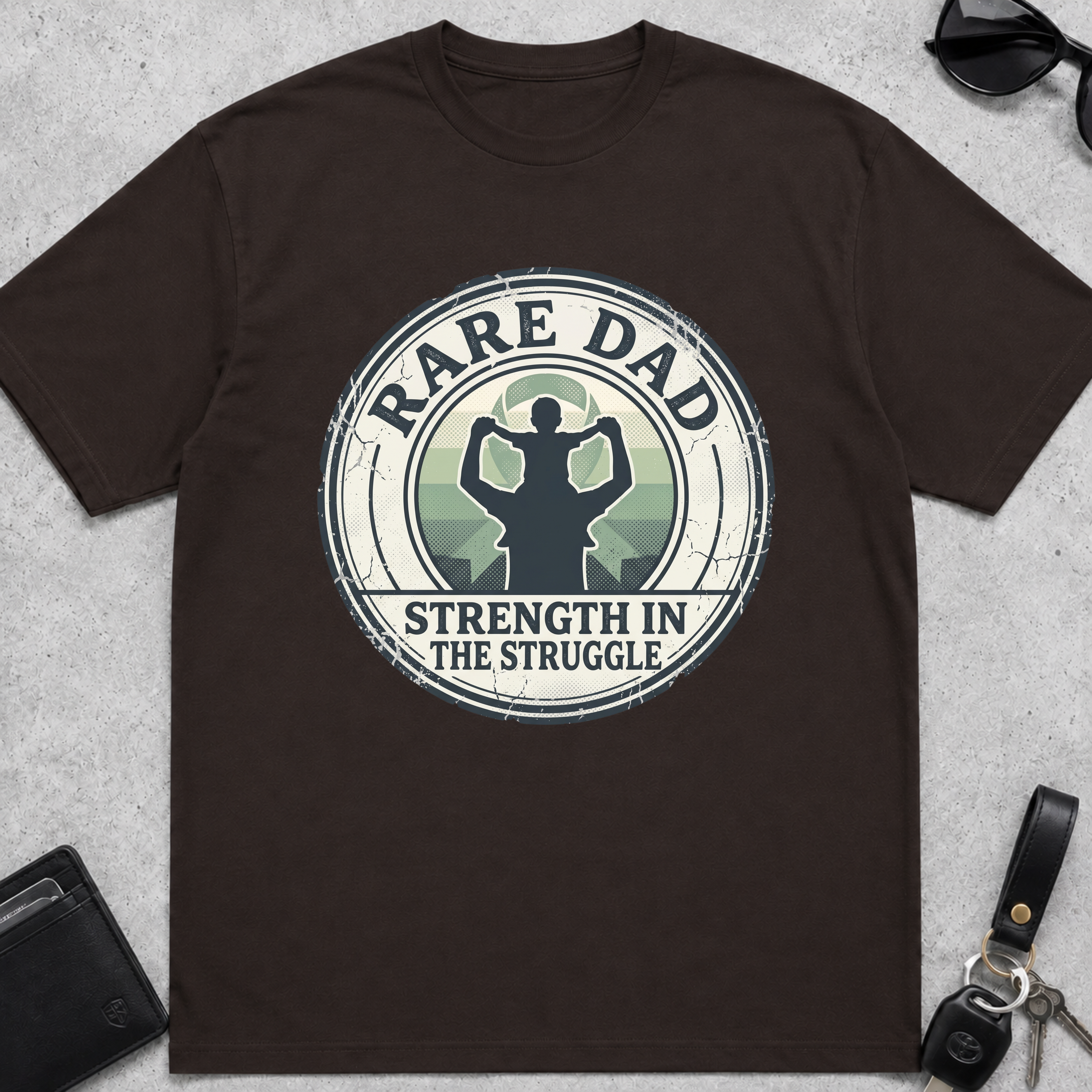 Rare Dad Strength in Struggle T-Shirt