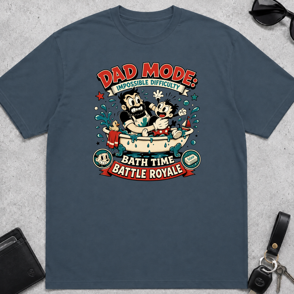 Dad Mode Bath Time T-Shirt