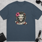Girl Dad Lion Tattoo T-Shirt