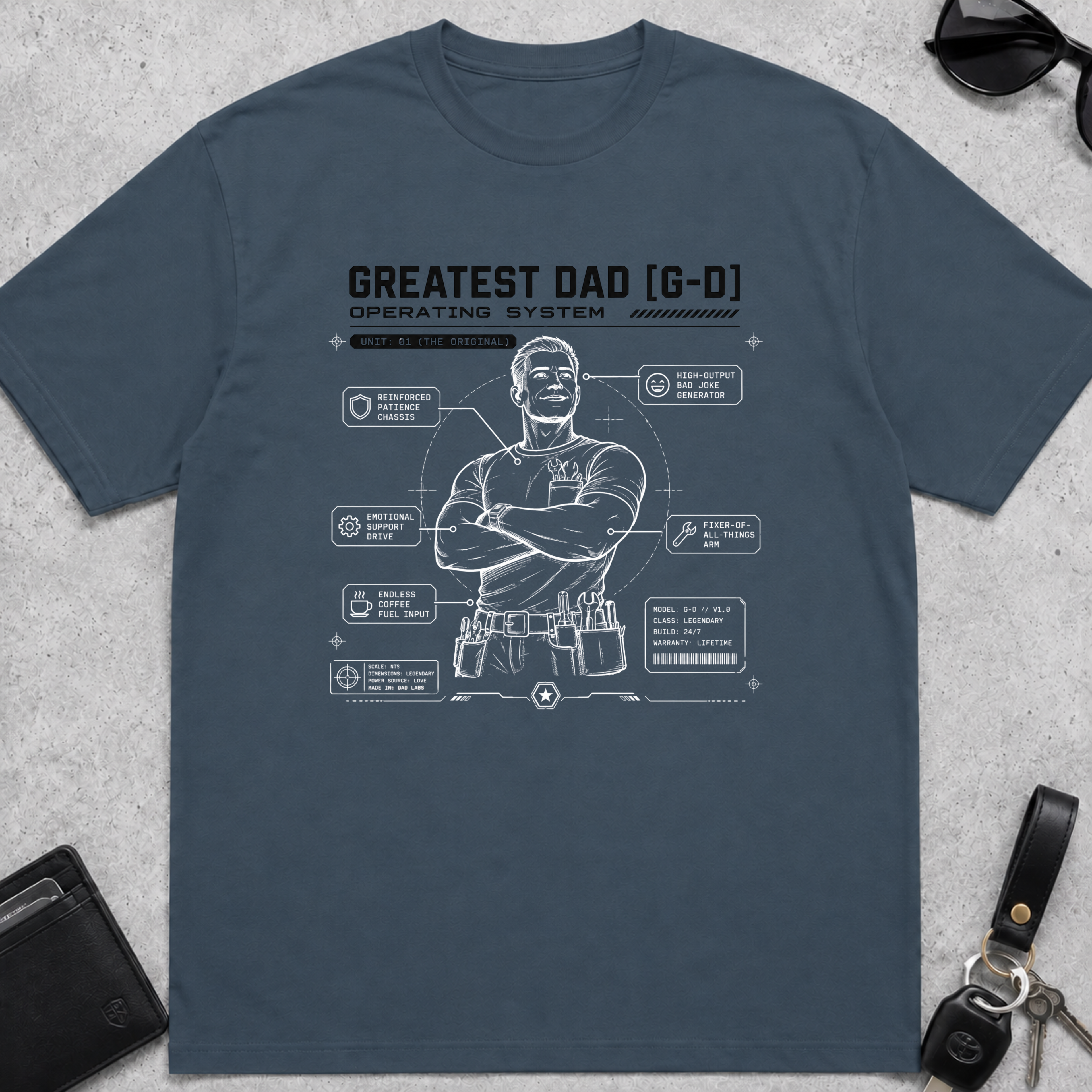 Greatest Dad OS T-Shirt