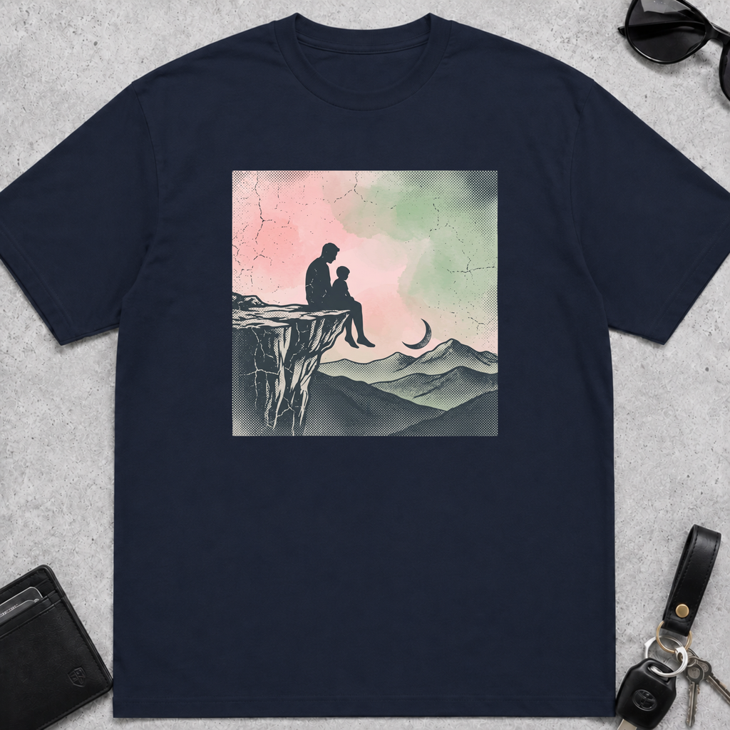 Dad Child Sunset T-Shirt
