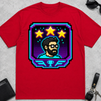 Dad Three Stars 8-Bit T-Shirt