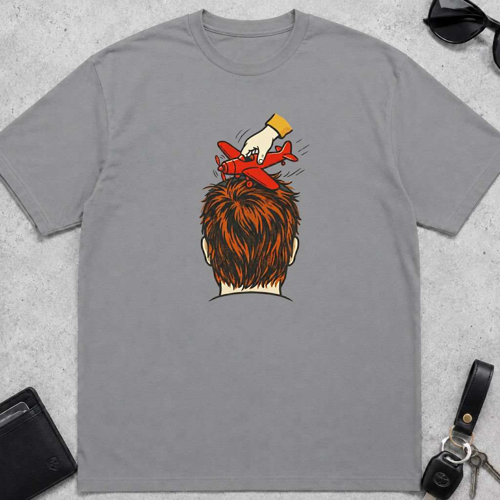Dad Airplane Head T-Shirt