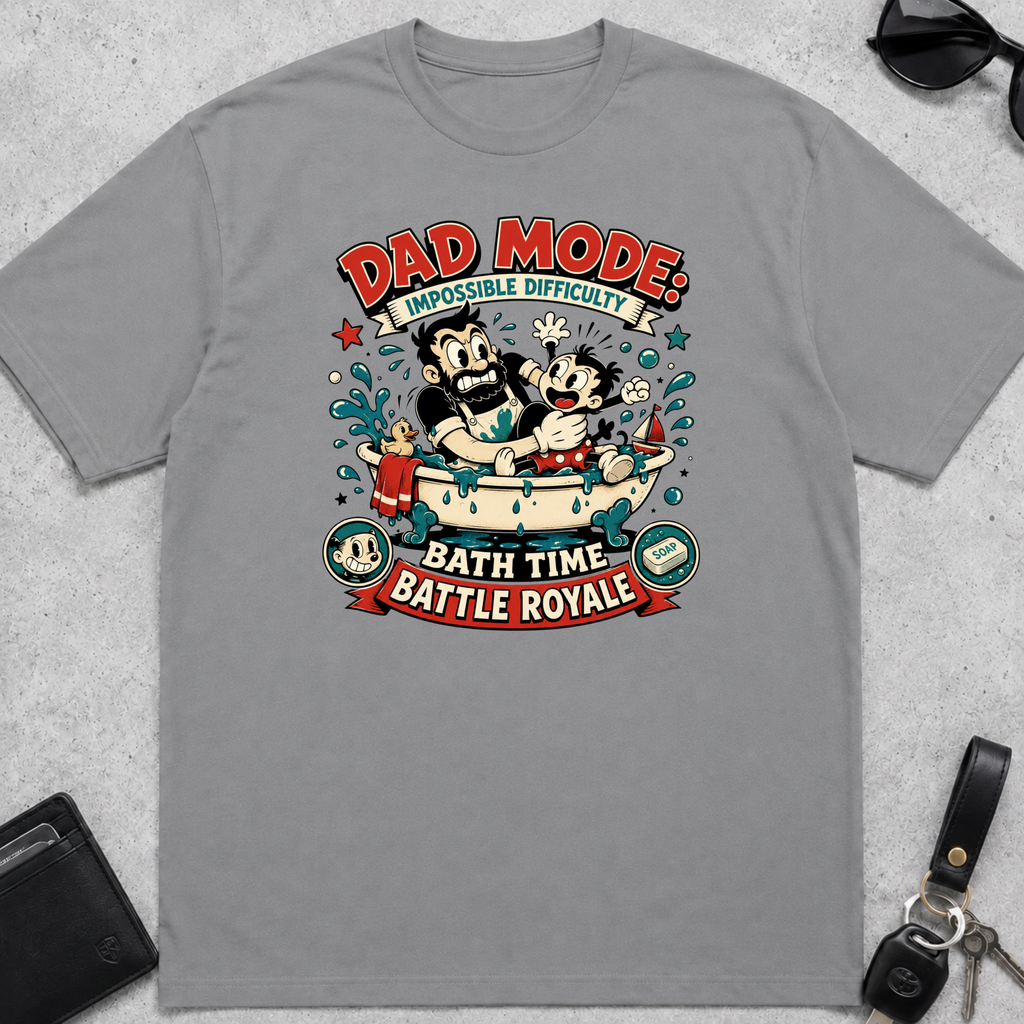 Dad Mode Bath Time T-Shirt