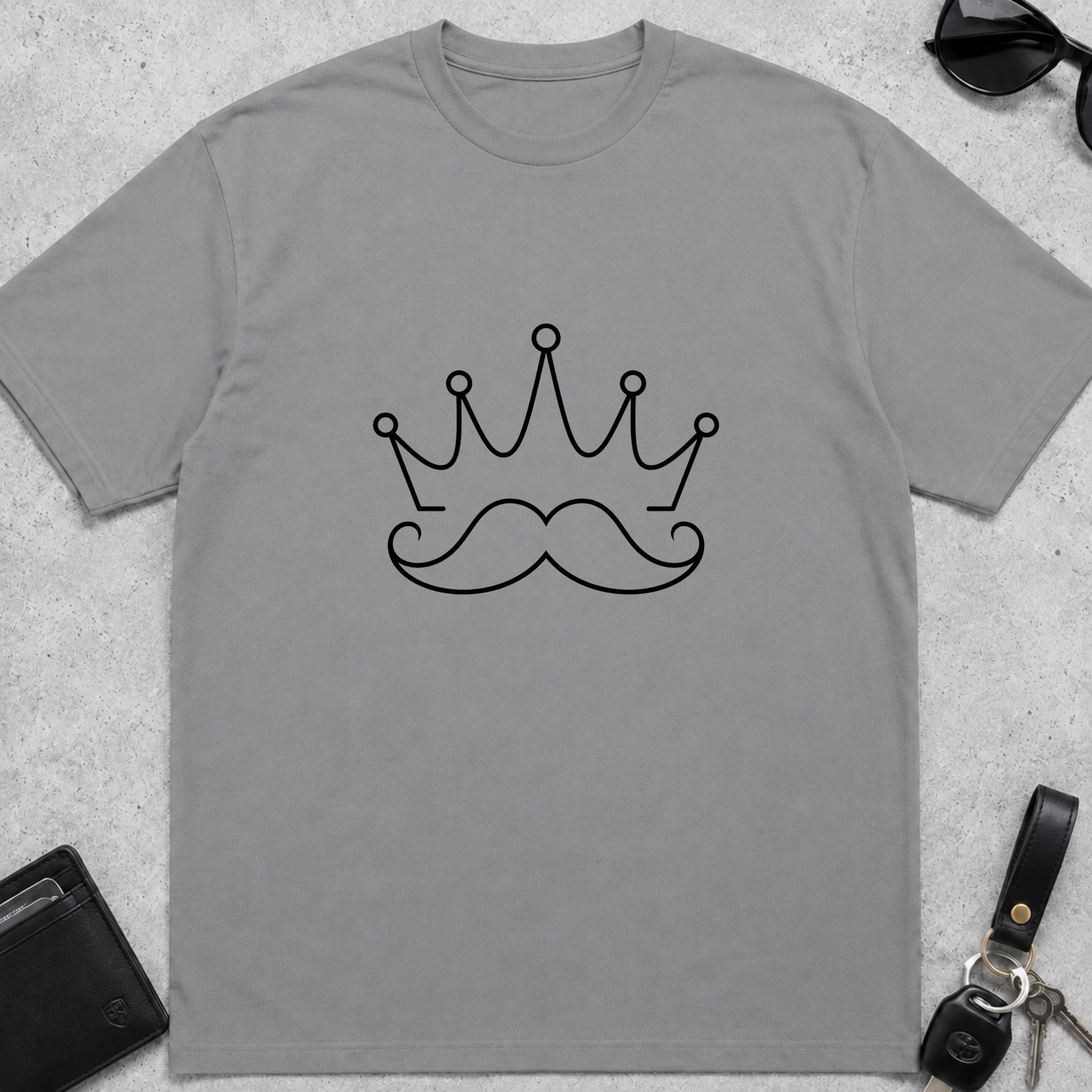 Crown Moustache T-Shirt