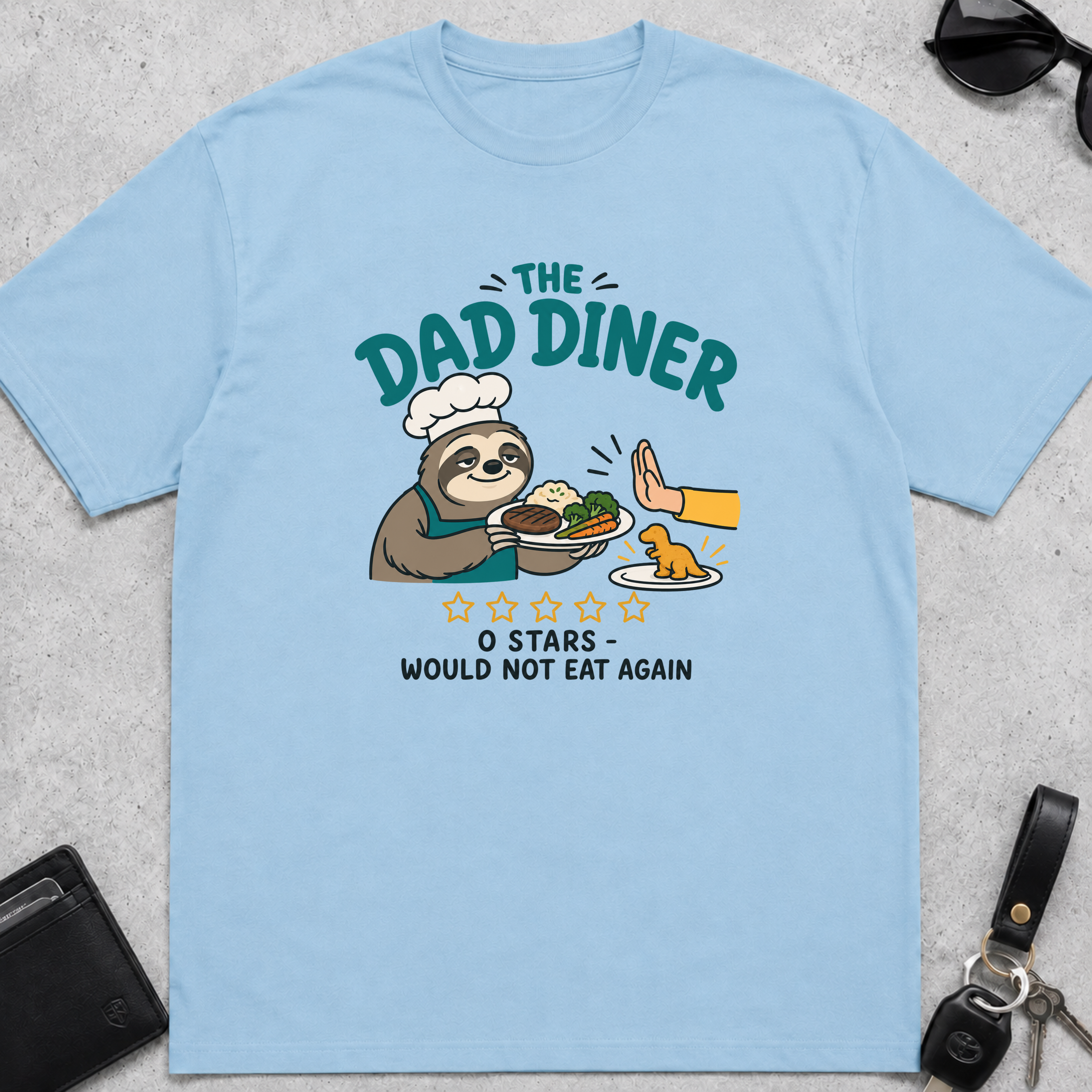 Dad Diner 0 Stars T-Shirt