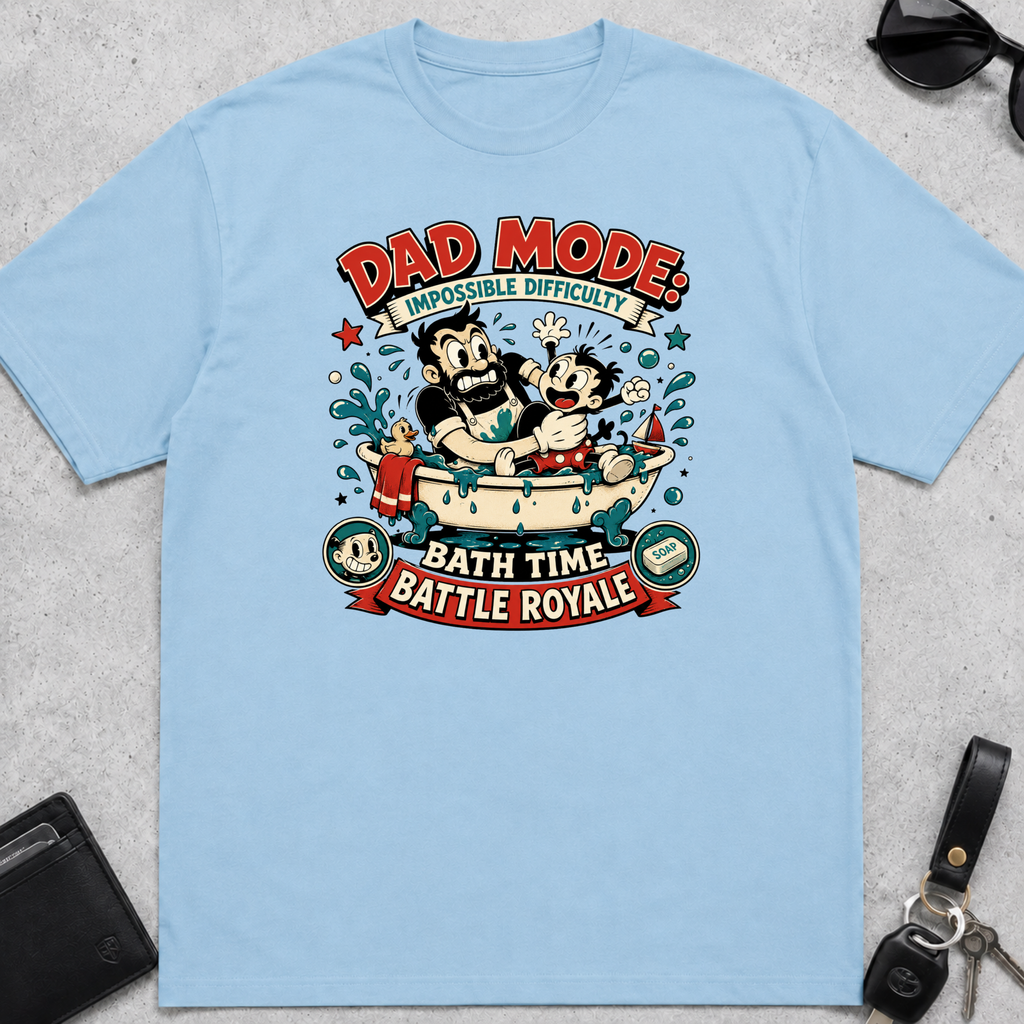 Dad Mode Bath Time T-Shirt