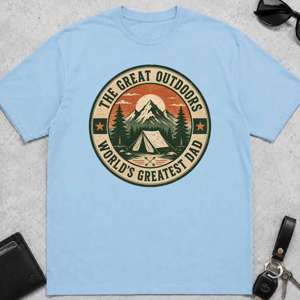 Great Outdoors Greatest Dad T-Shirt