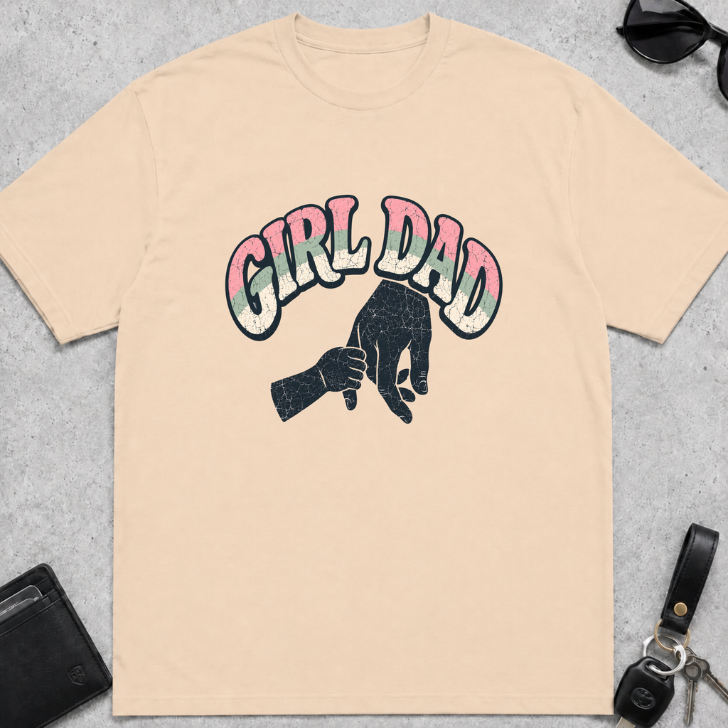 Girl Dad Pinky Grab T-Shirt