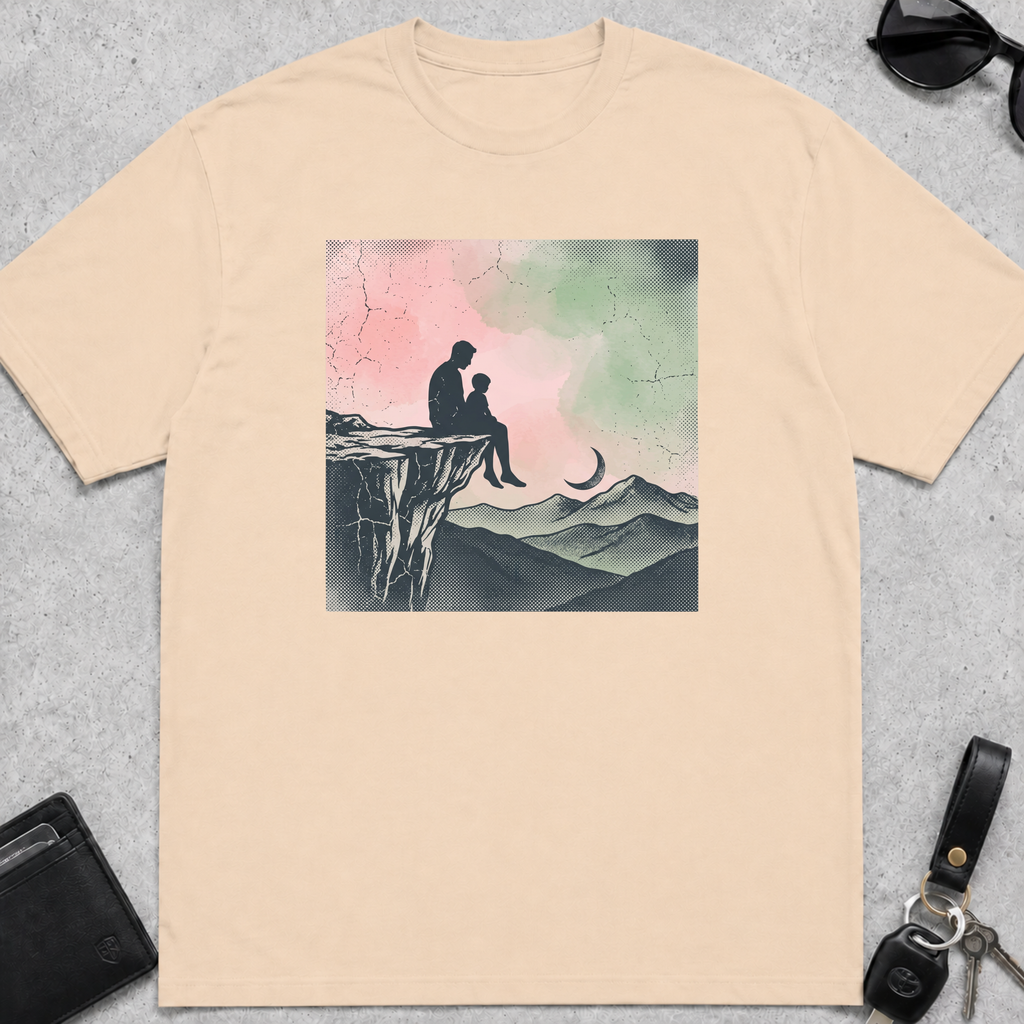 Dad Child Sunset T-Shirt