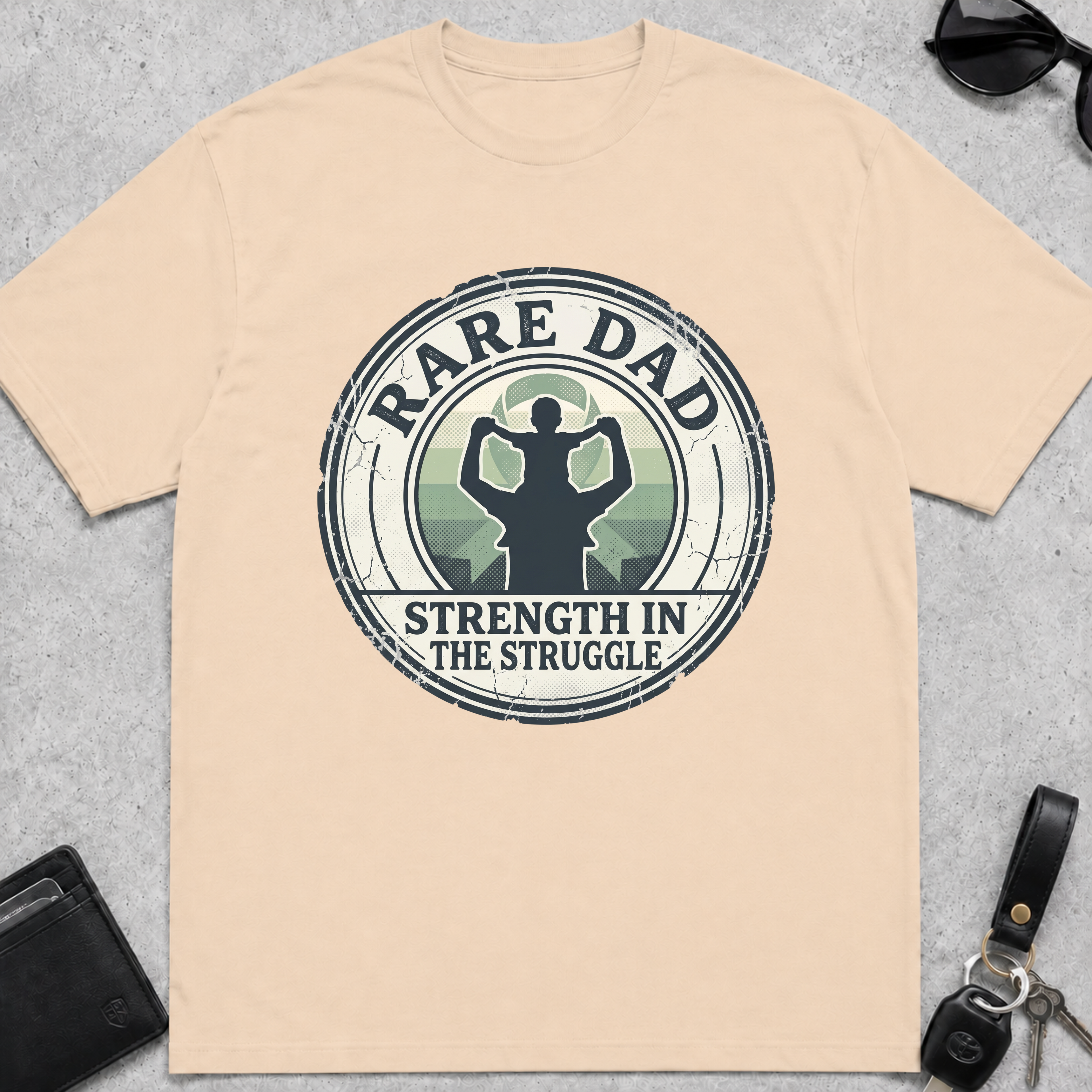 Rare Dad Strength in Struggle T-Shirt