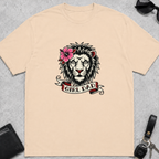 Girl Dad Lion Tattoo T-Shirt