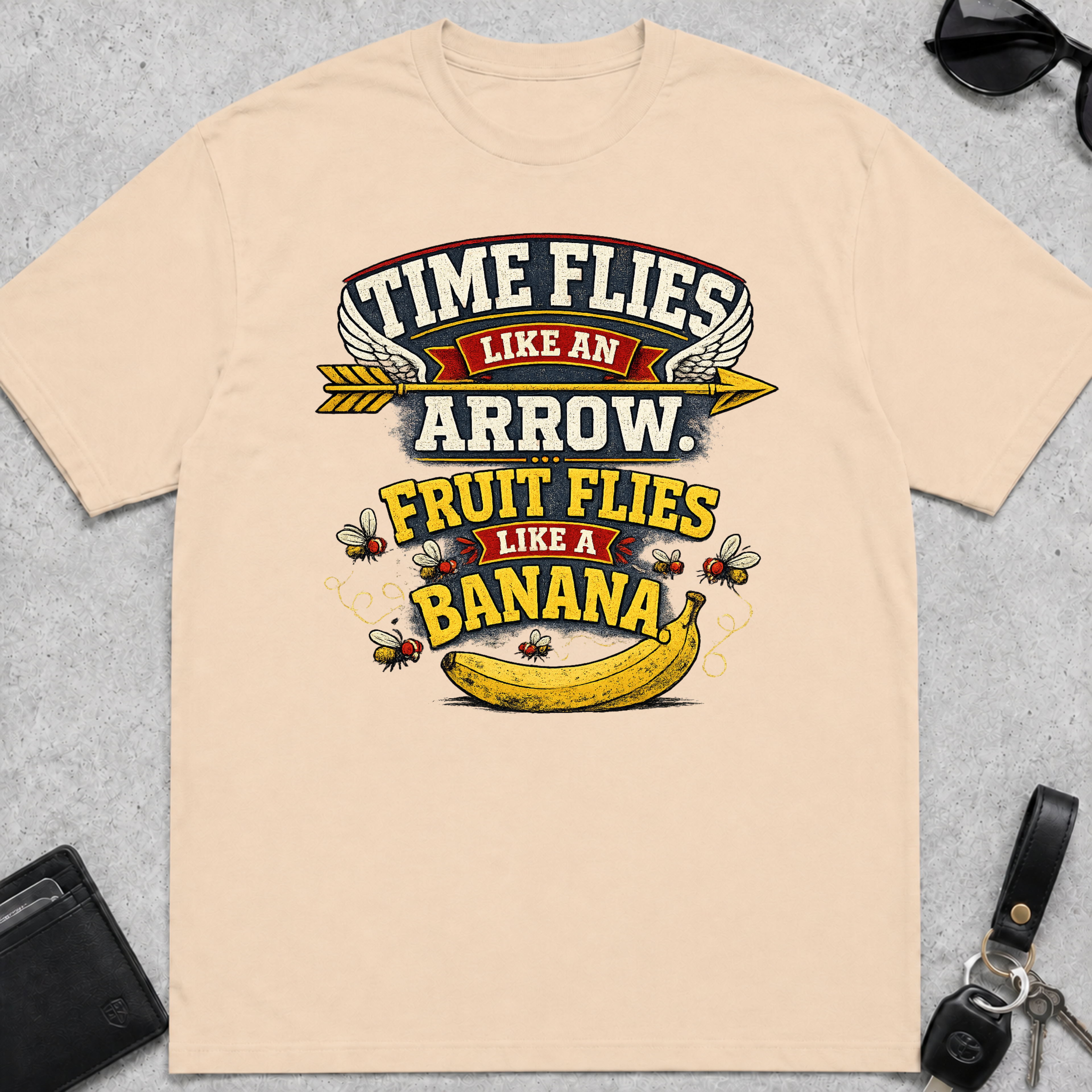 Time Flies Fruit Flies T-Shirt