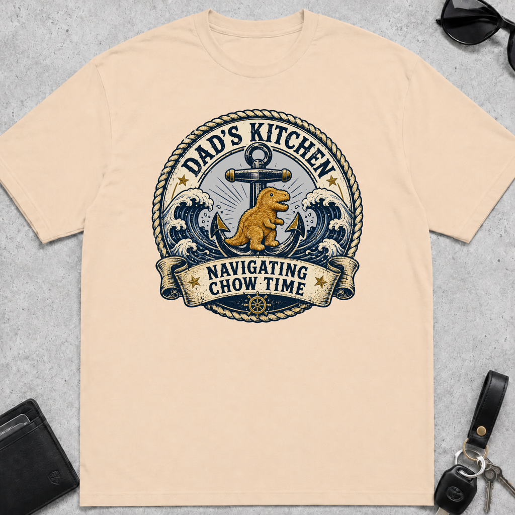 Dads Kitchen Navigating Chow Time T-Shirt