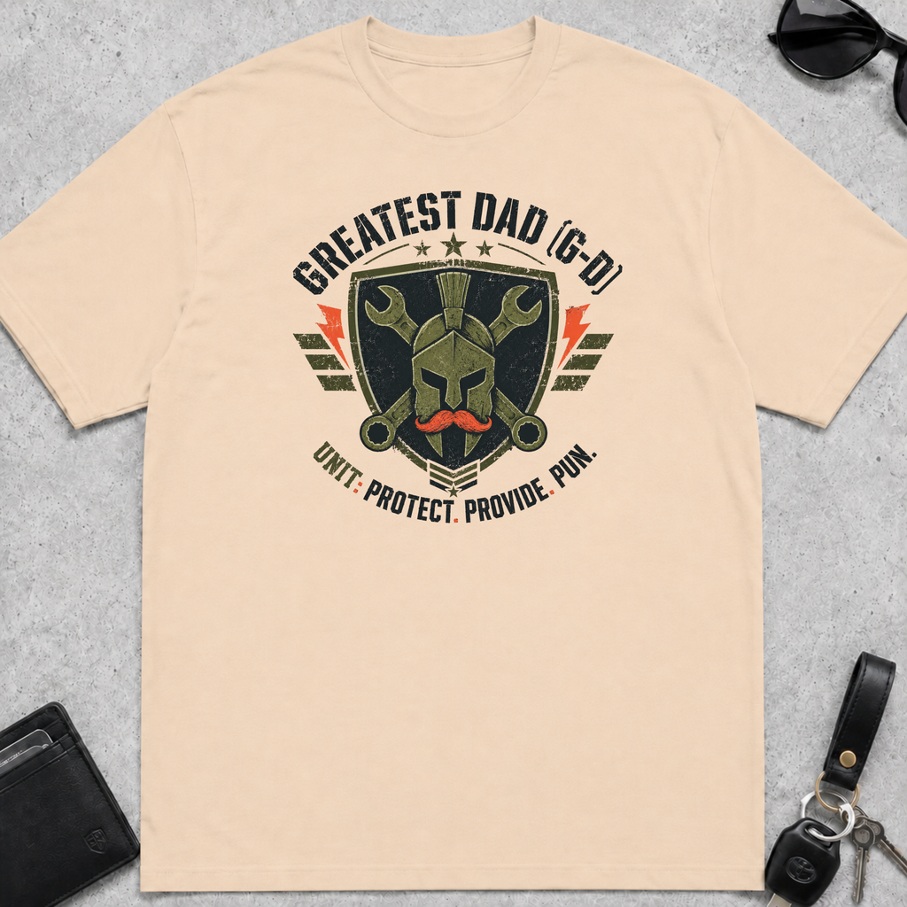 Greatest Dad Protect Provide Pun T-Shirt