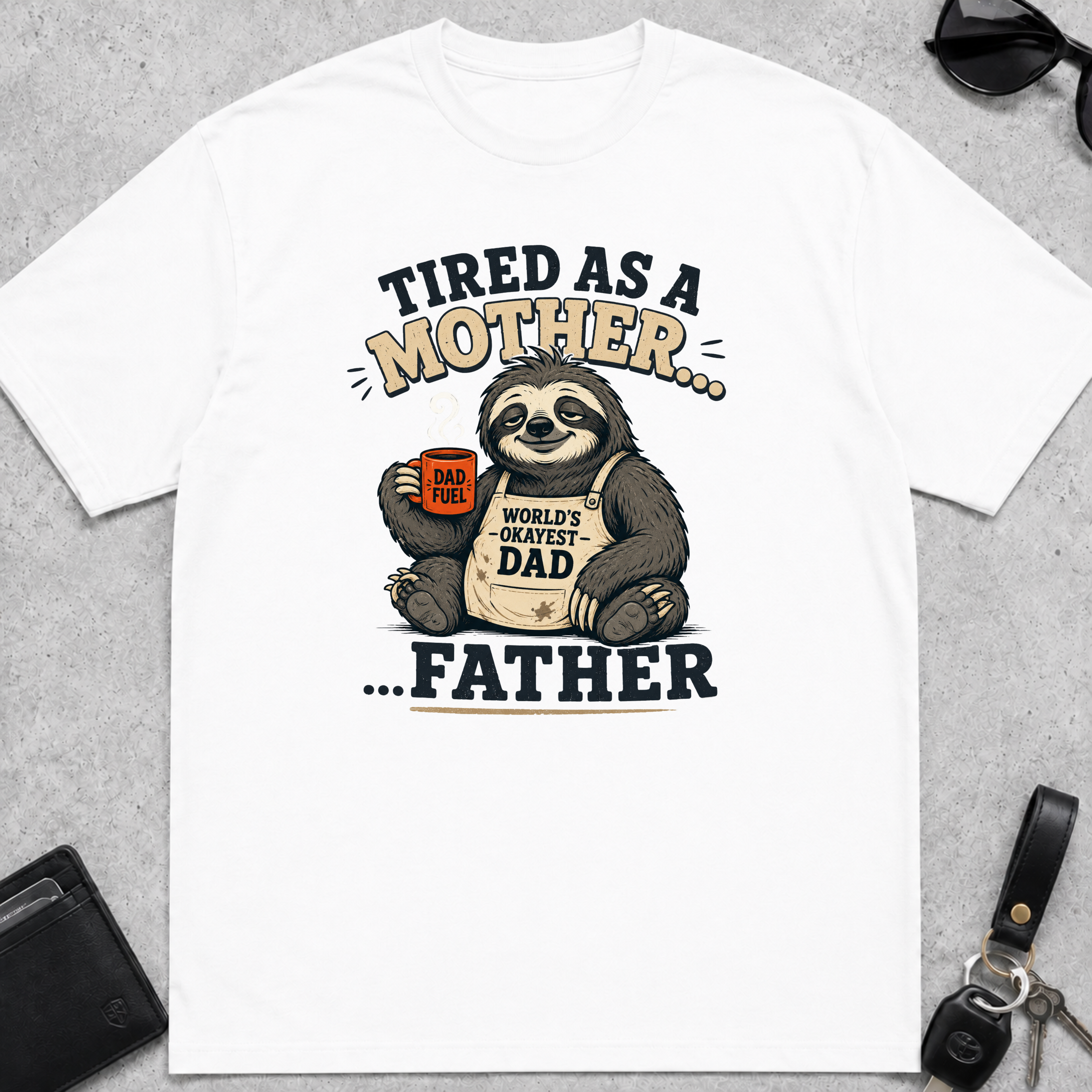Tired As A Mother Father T-Shirt