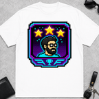 Dad Three Stars 8-Bit T-Shirt