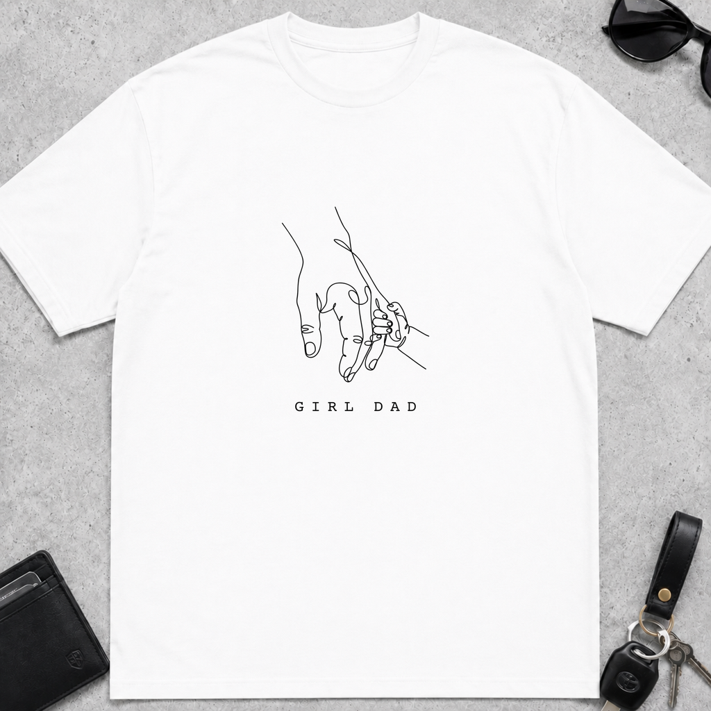 Girl Dad Hand Line T-Shirt