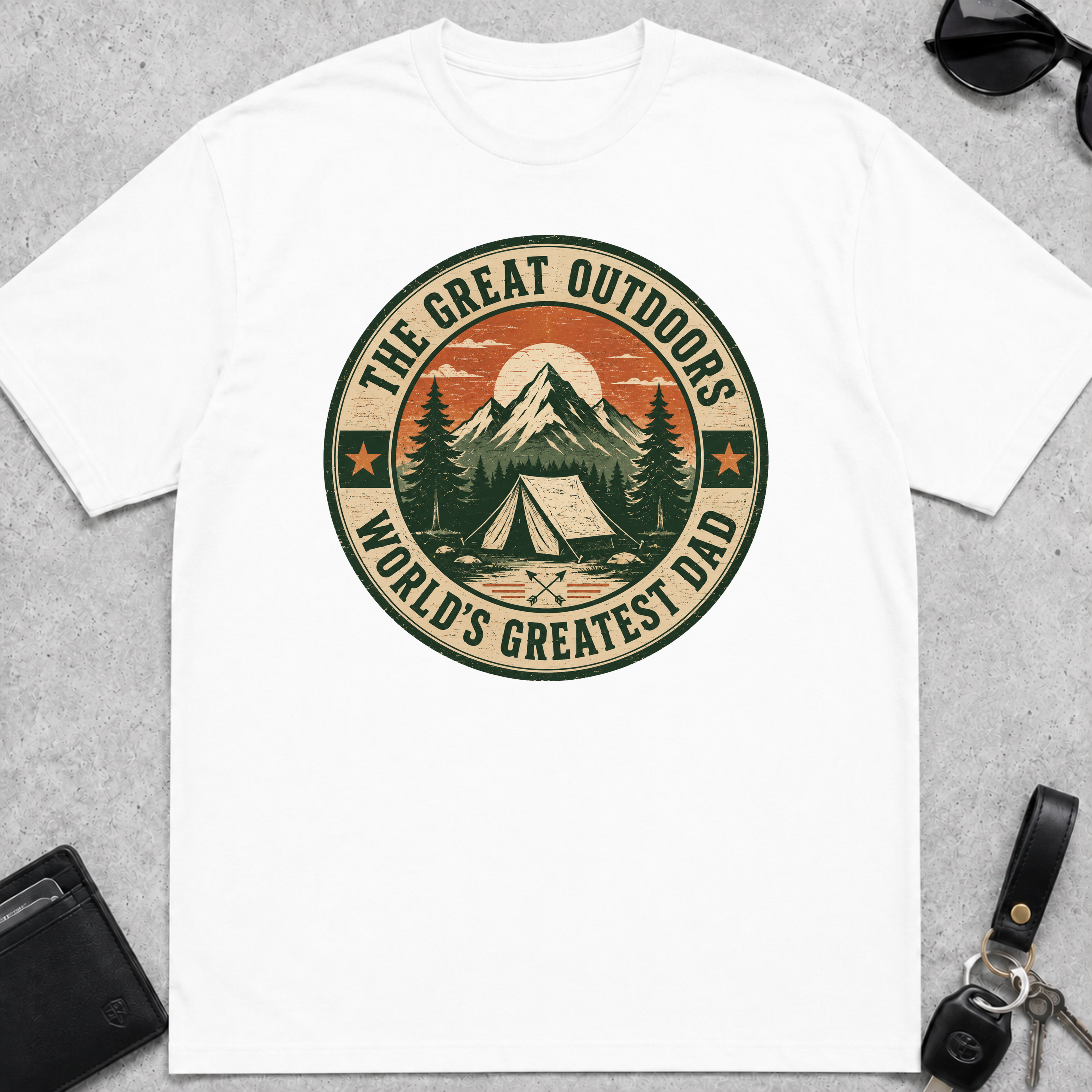 Great Outdoors Greatest Dad T-Shirt