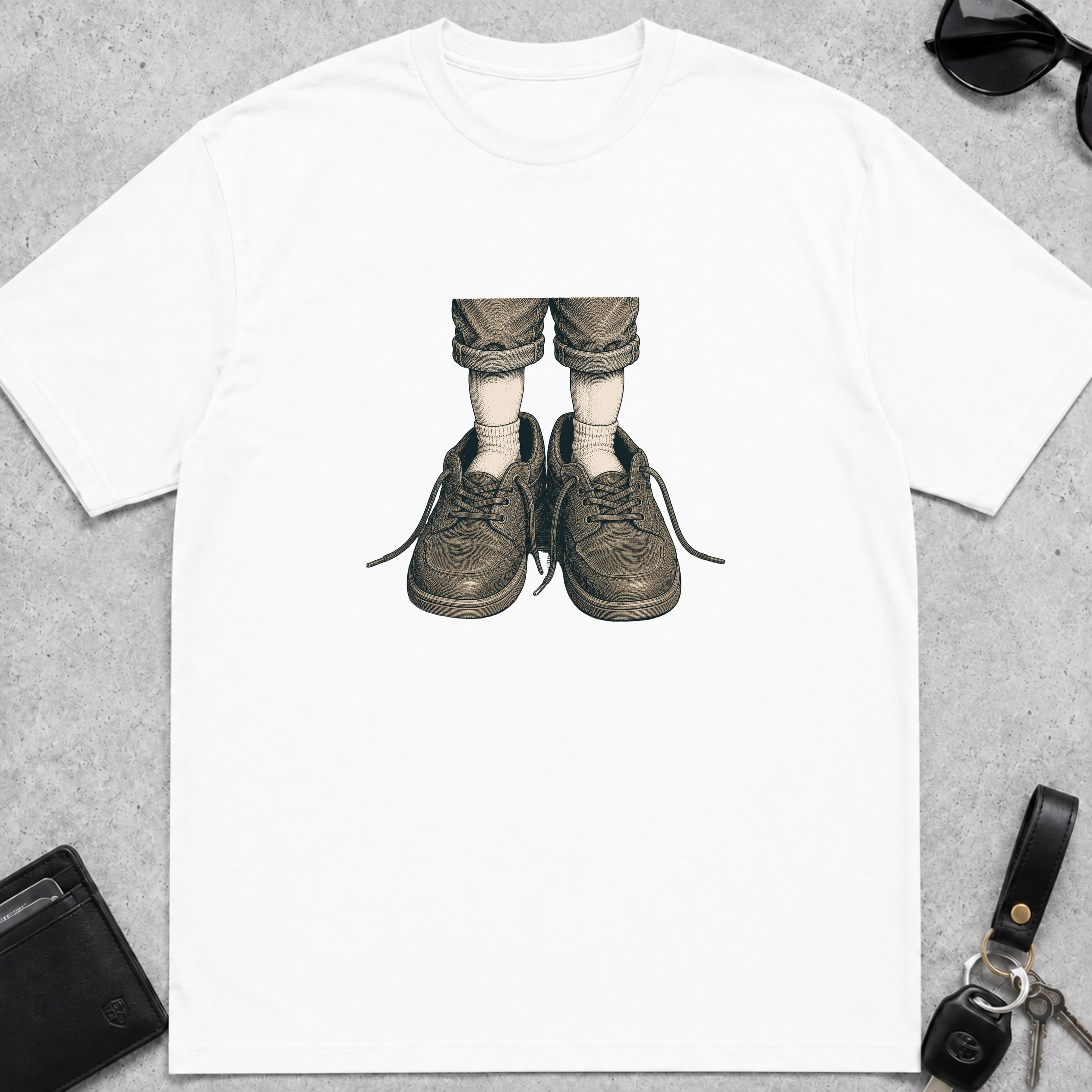 Little Feet Big Shoes T-Shirt