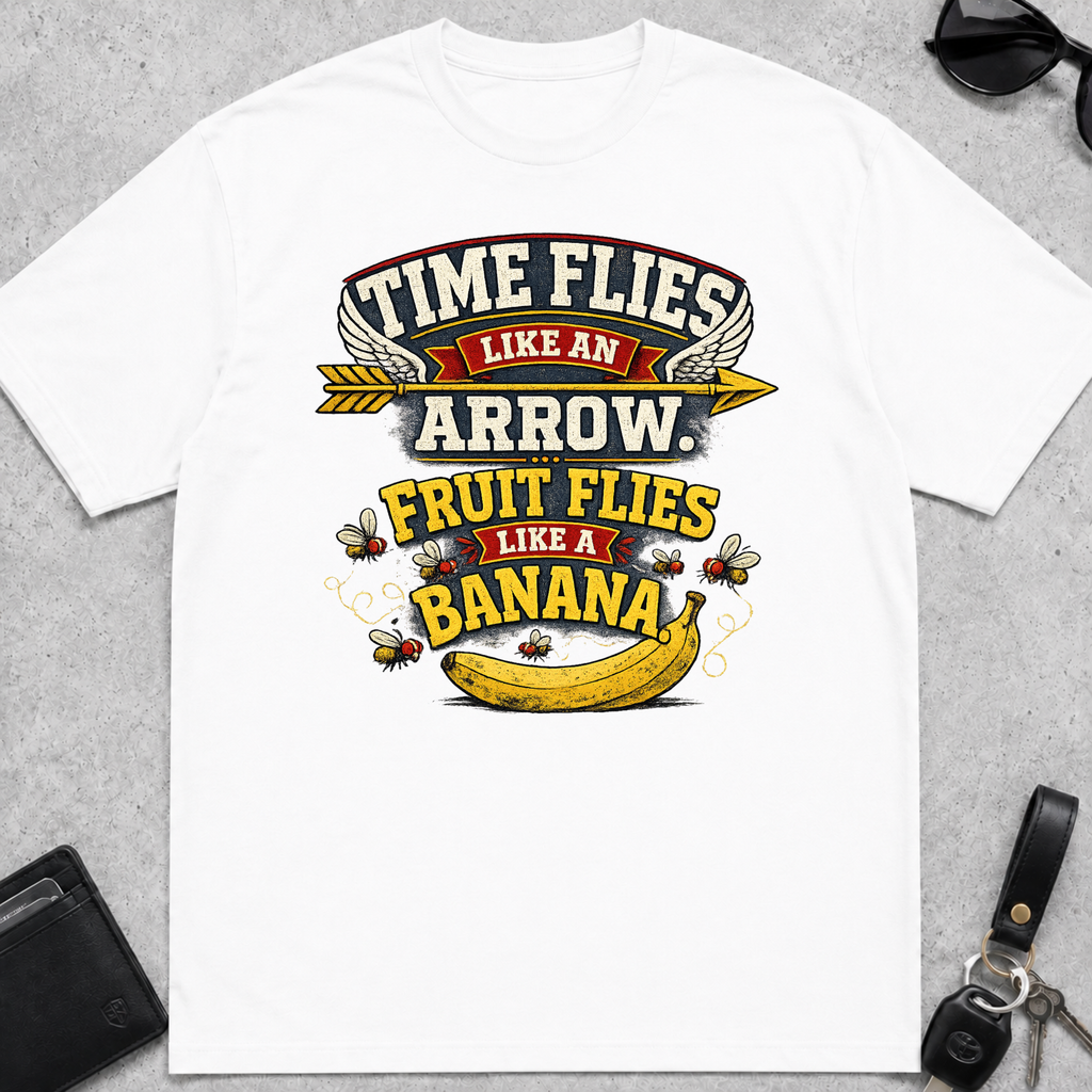 Time Flies Fruit Flies T-Shirt