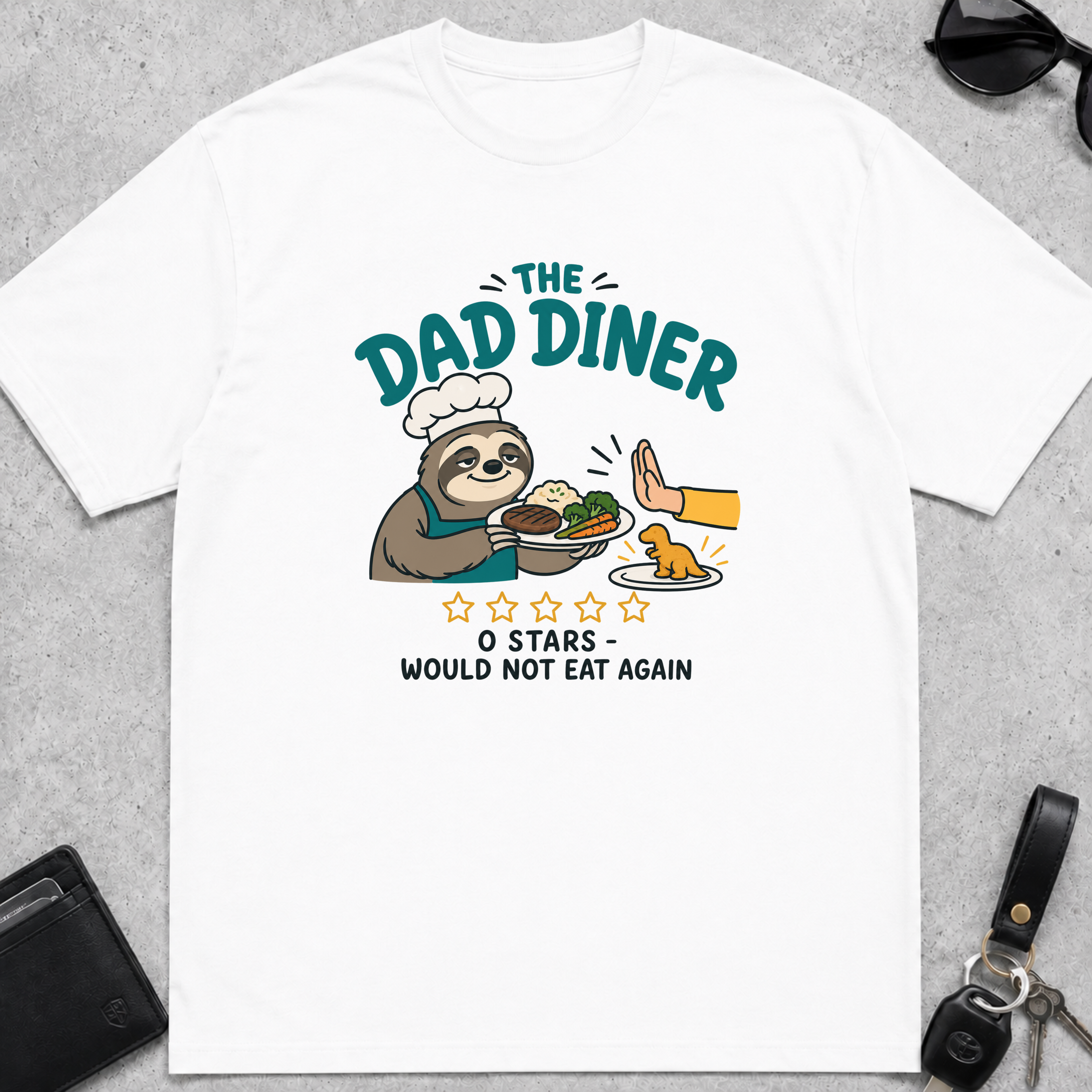 Dad Diner 0 Stars T-Shirt